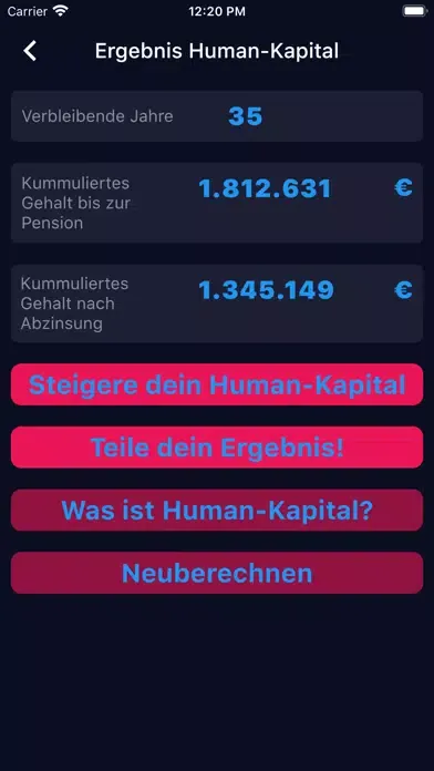 Human-Kapital-Rechner應用截圖