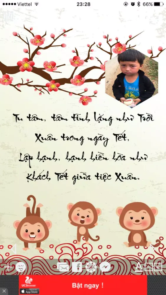 Làm Thiệp Chúc Tết Bính Thân - Xuân 2016 - Tết Nguyên Đán Screenshots