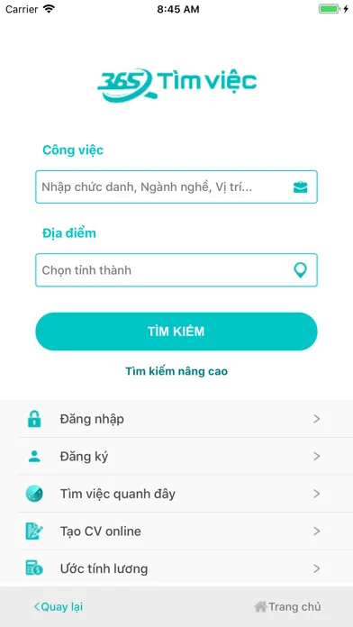 Capturas de tela do Tìm việc 365 - Việc làm online