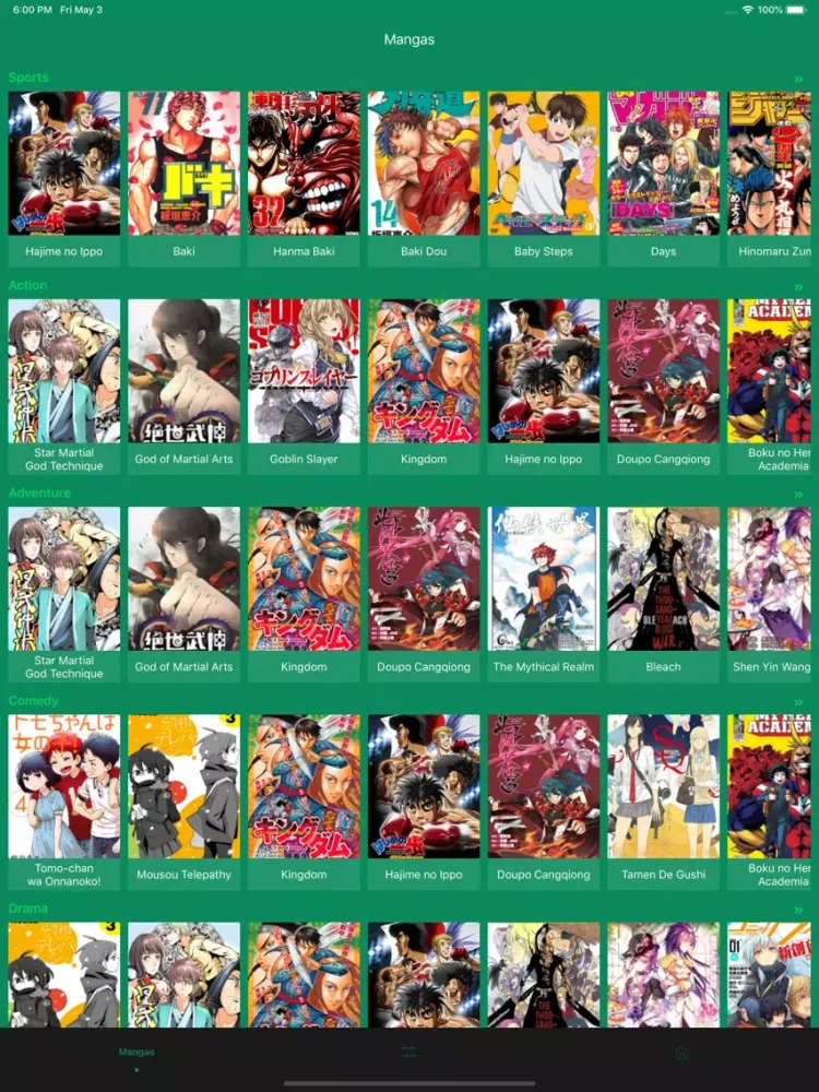 manga zingbox - reader kiss iPad  Screenshots