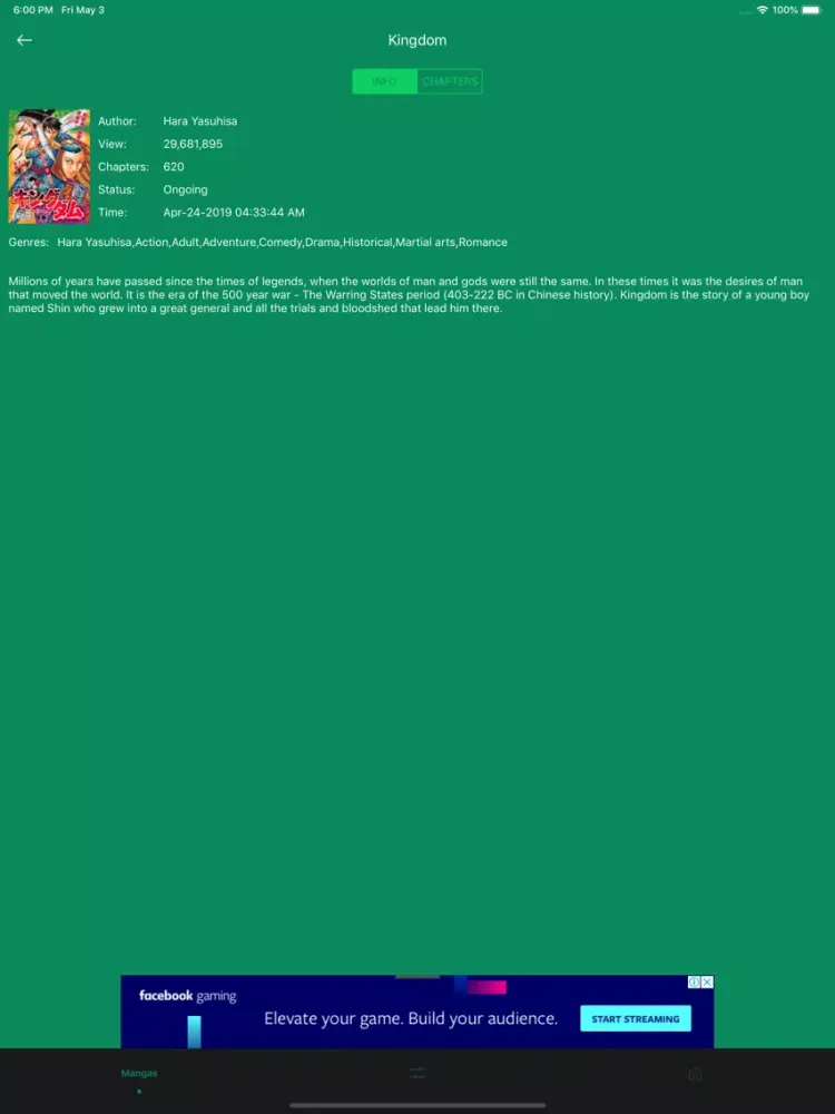 manga zingbox - reader kiss iPad  Screenshots