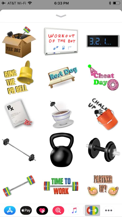 صور WOD Stickers