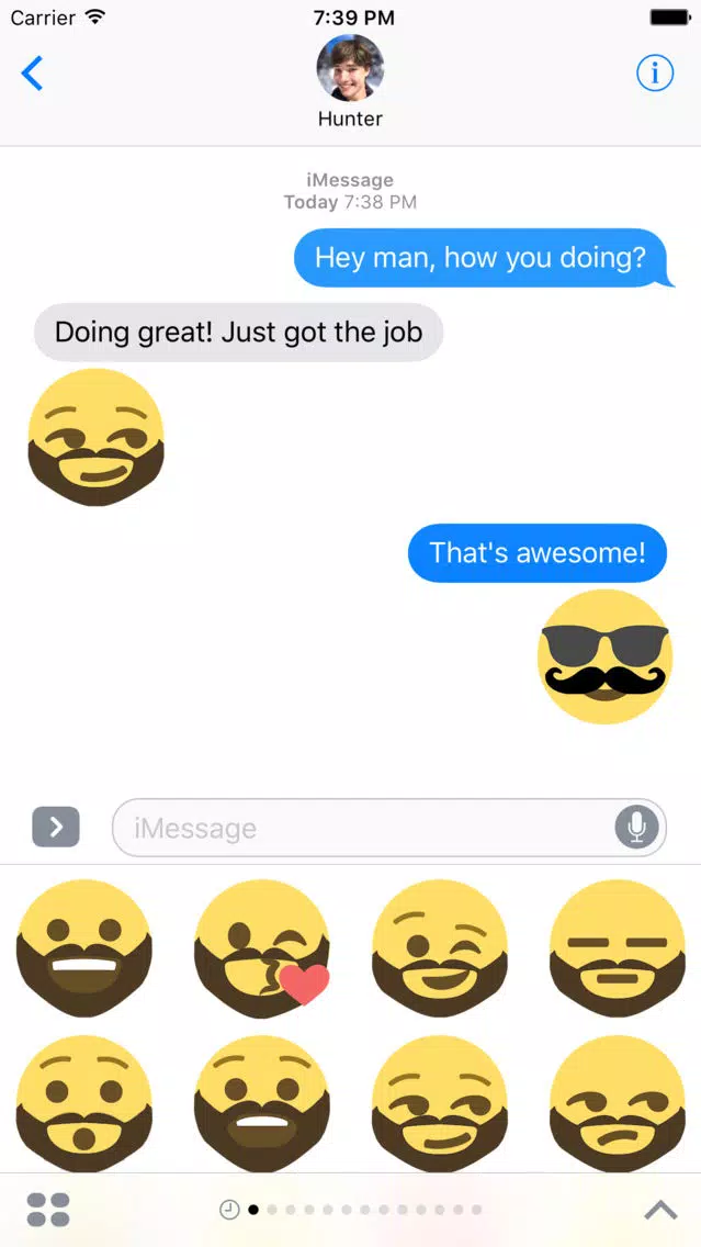 Beard Emojis應用截圖