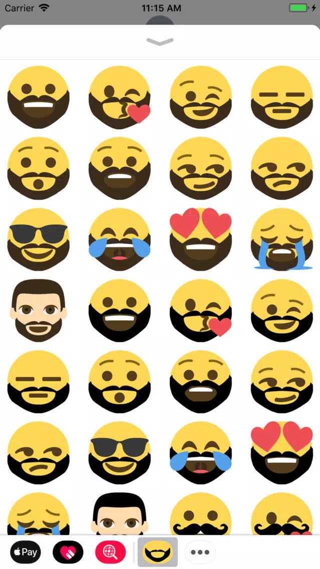 Beard Emojis應用截圖