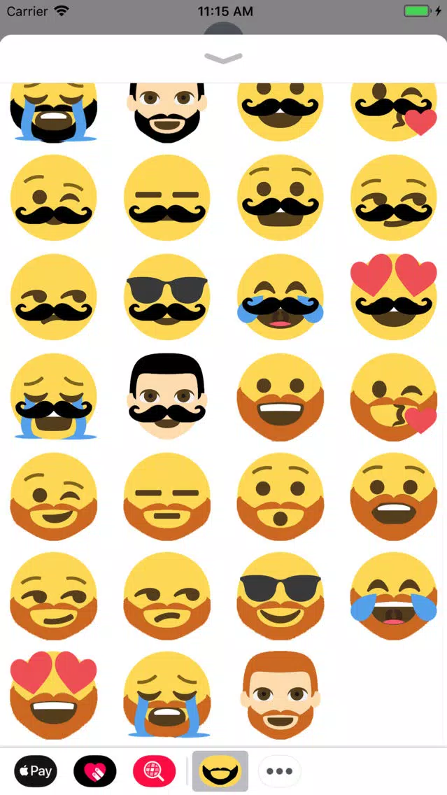 Beard Emojis應用截圖