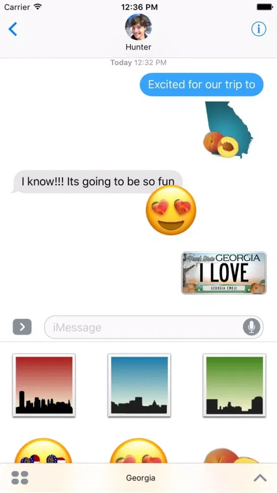Georgia Emoji スクリーンショット