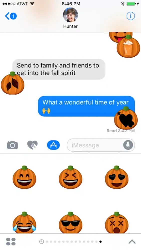 Halloween Pumpkin Stickers Screenshots