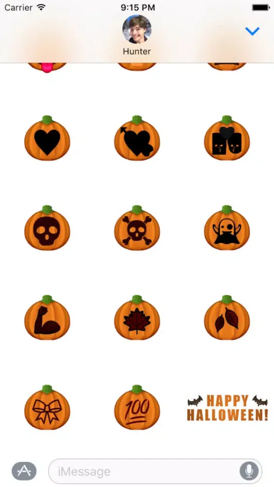 Halloween Pumpkin Stickers Screenshots
