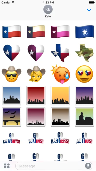 Texas Emojis Ekran Görüntüleri