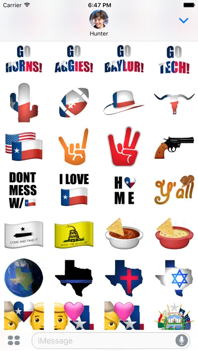 Texas Emojis Ekran Görüntüleri