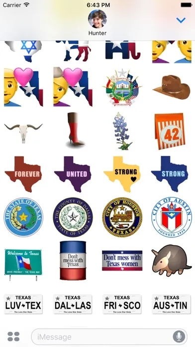 Texas Emojis Ekran Görüntüleri