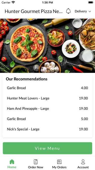 Zrzuty ekranu Hunter Gourmet Pizza