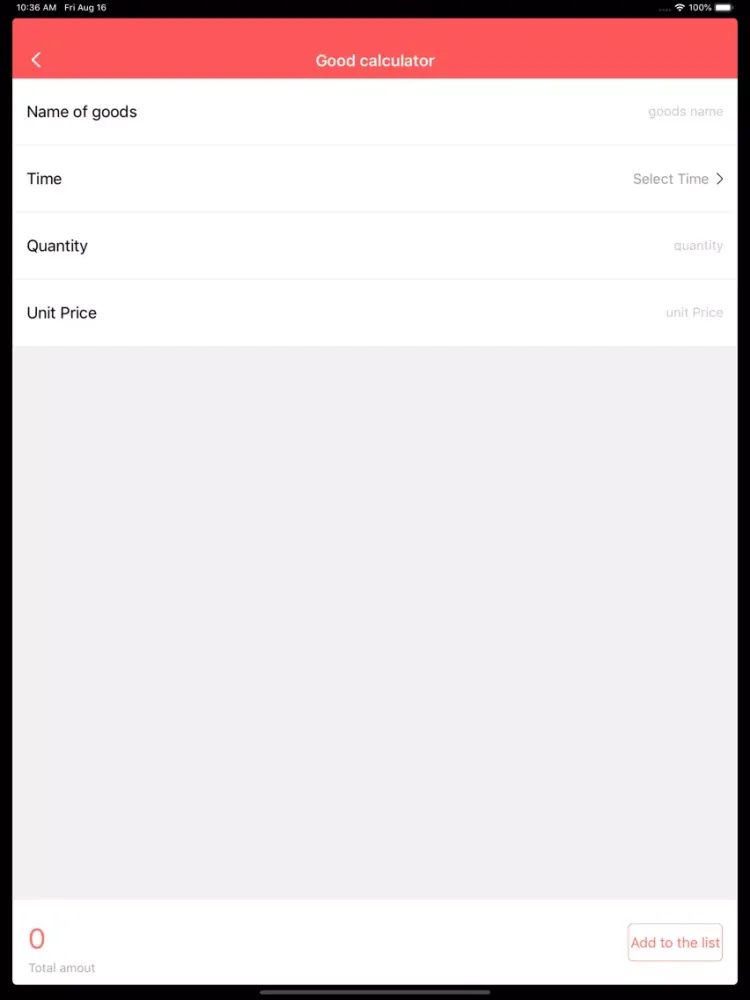 Hutchison Shopping List iPad  स्क्रीनशॉट