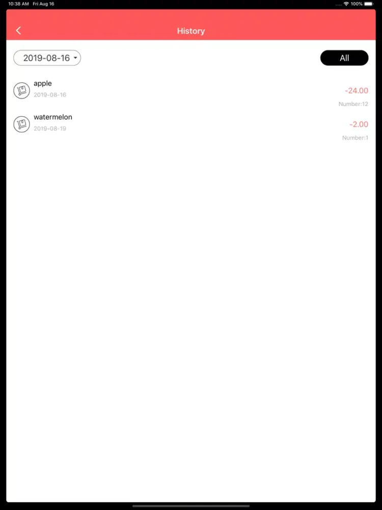 Hutchison Shopping List iPad  स्क्रीनशॉट