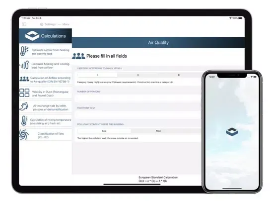 Capturas de pantalla de Vent Pro - Calculation Tool iPad 