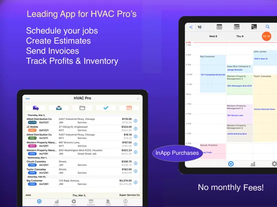 Capturas de pantalla de HVAC Pro Invoices & Estimates iPad 