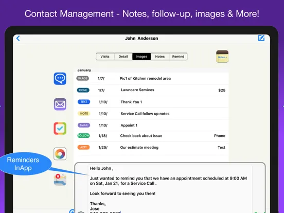Capturas de pantalla de HVAC Pro Invoices & Estimates iPad 
