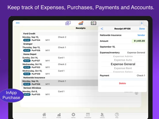 Capturas de pantalla de HVAC Pro Invoices & Estimates iPad 