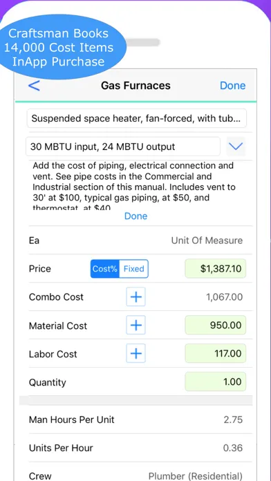Capturas de pantalla de HVAC Pro Invoices & Estimates