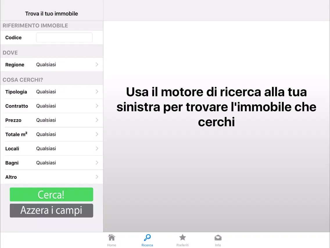 Affitti IN iPad  Ekran Görüntüleri