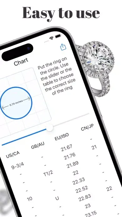 Zrzuty ekranu Ring Sizer!
