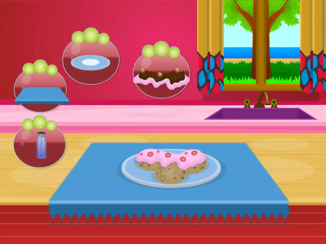 Delicious Caramel Cookies-Food Making Game iPad 应用截图