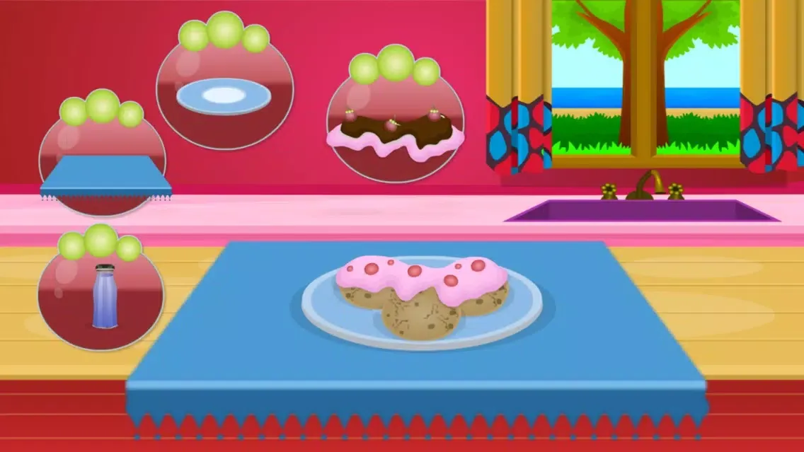 Delicious Caramel Cookies-Food Making Game应用截图