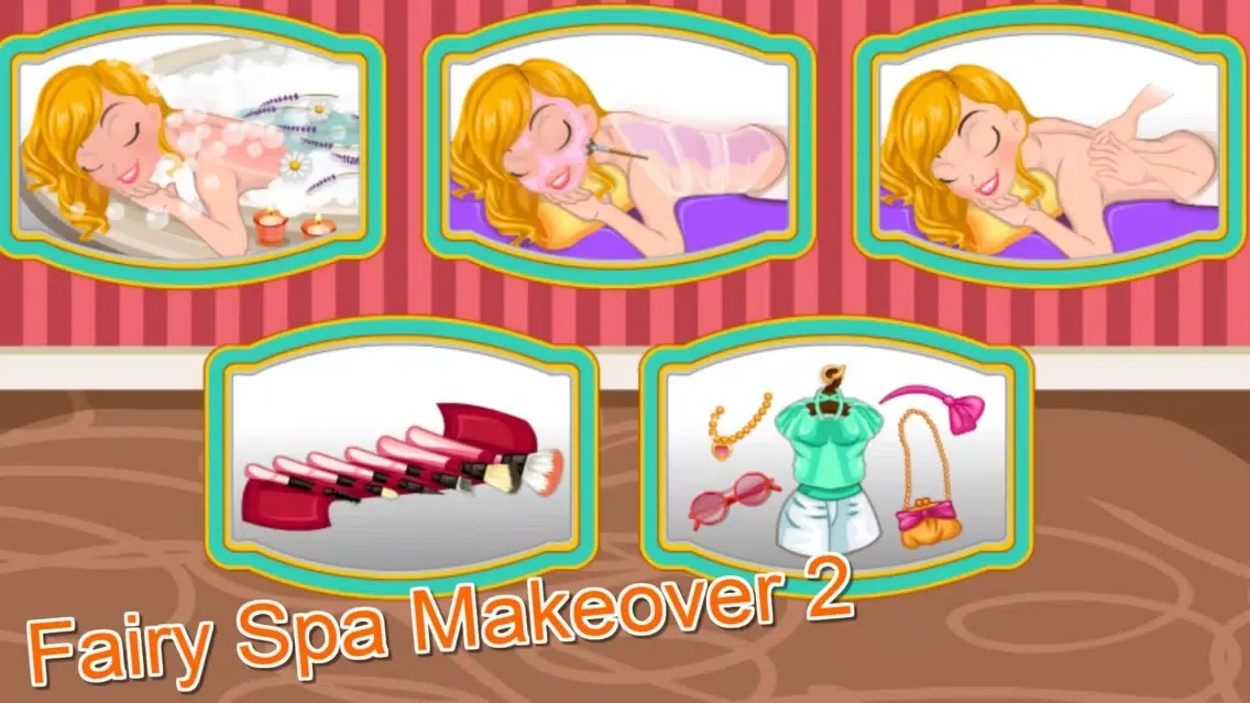 Capturas de pantalla de Fairy’s Party Spa-Dressup Game For Girls