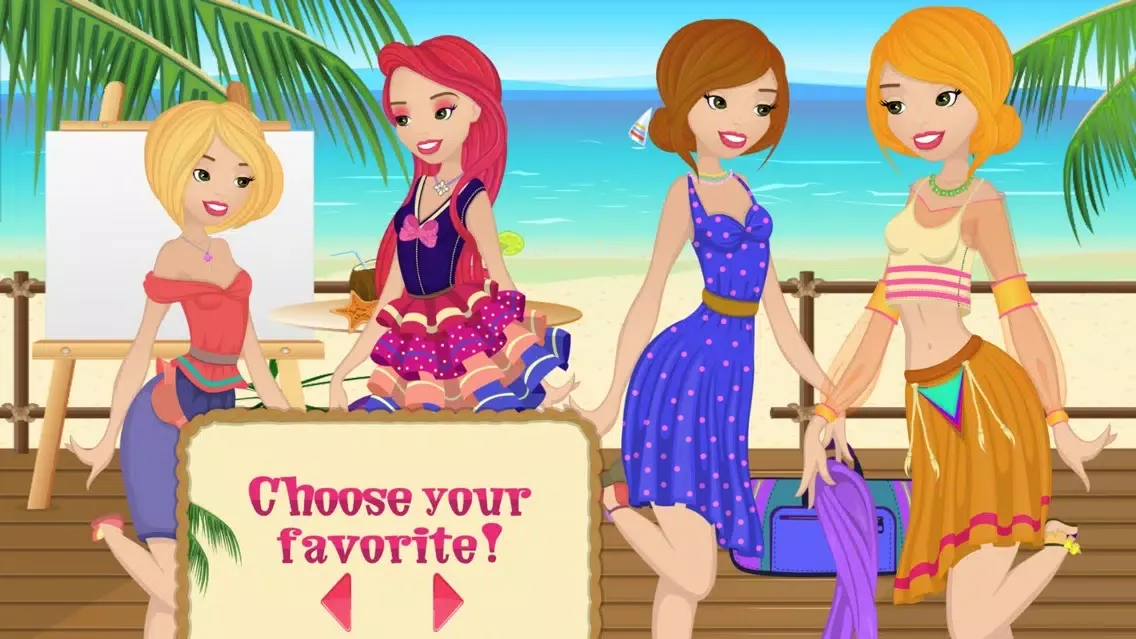 Girl’s Summer Memory-Beauty Salon In The Beach應用截圖