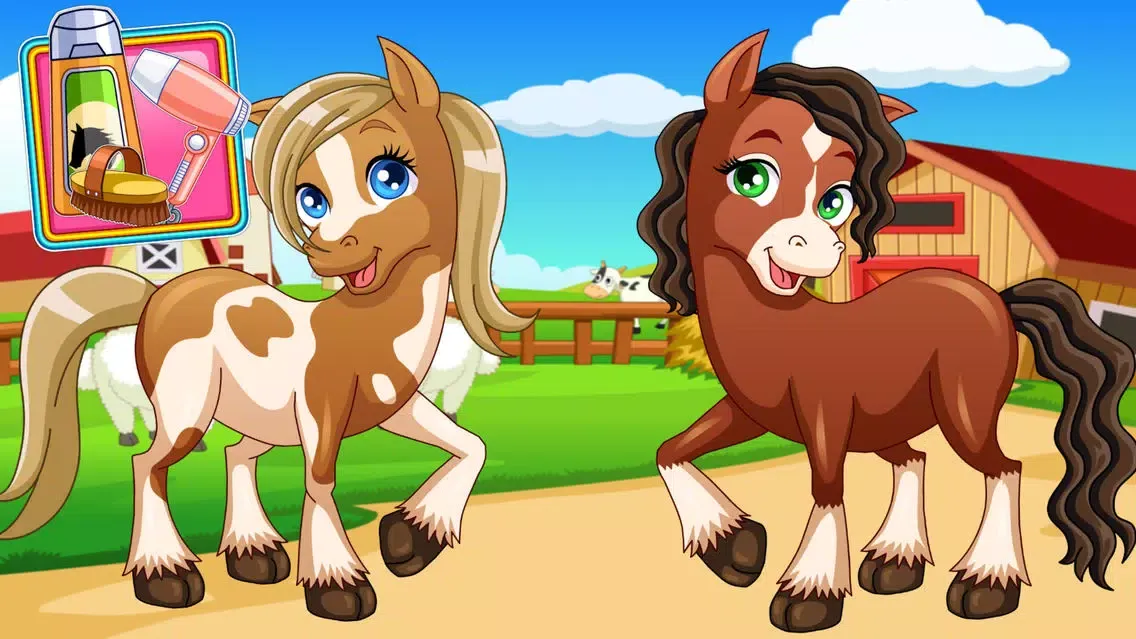 Hair Salon For Pony-Pets Dressup Studios سکرین شاٹس