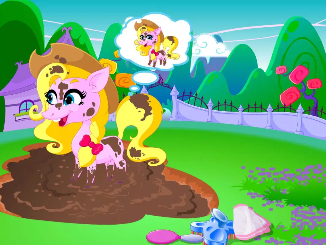 Screenshot di Naughty Pony Salon-Take Care Of Pets iPad 