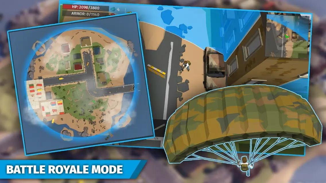 Tangkapan layar Battle royale - online shooter