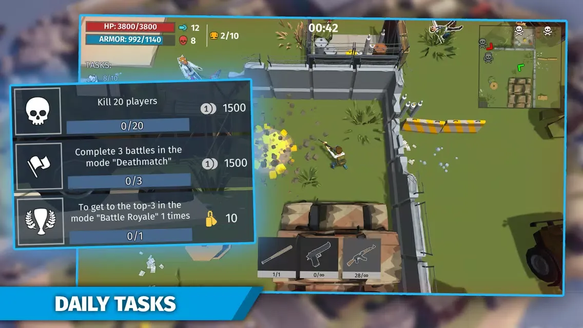 Tangkapan layar Battle royale - online shooter
