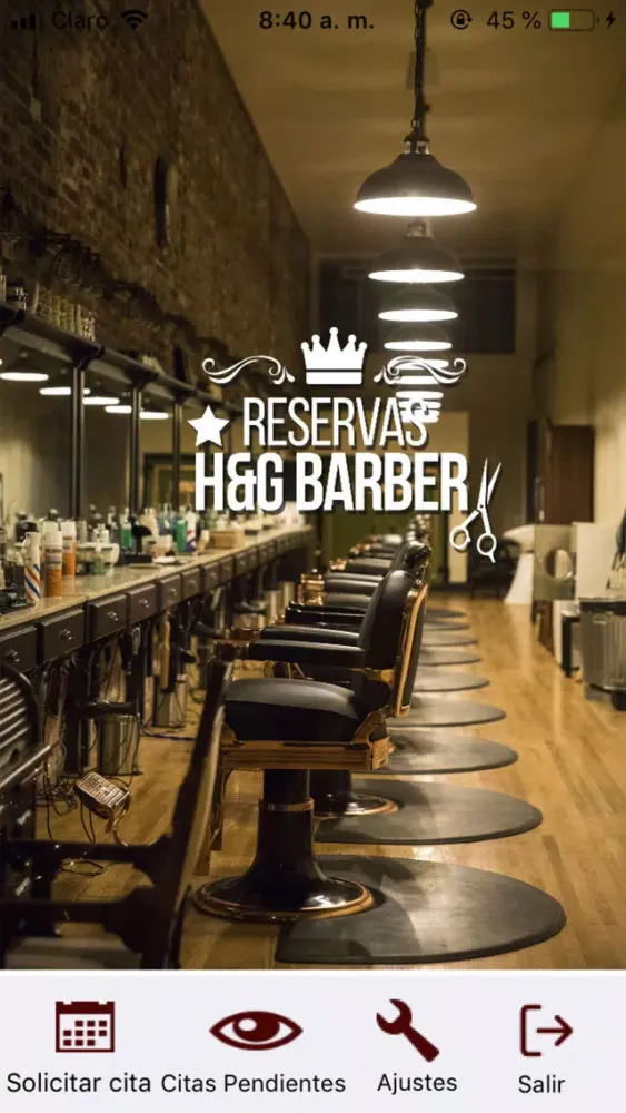 Zrzuty ekranu H&G Barber