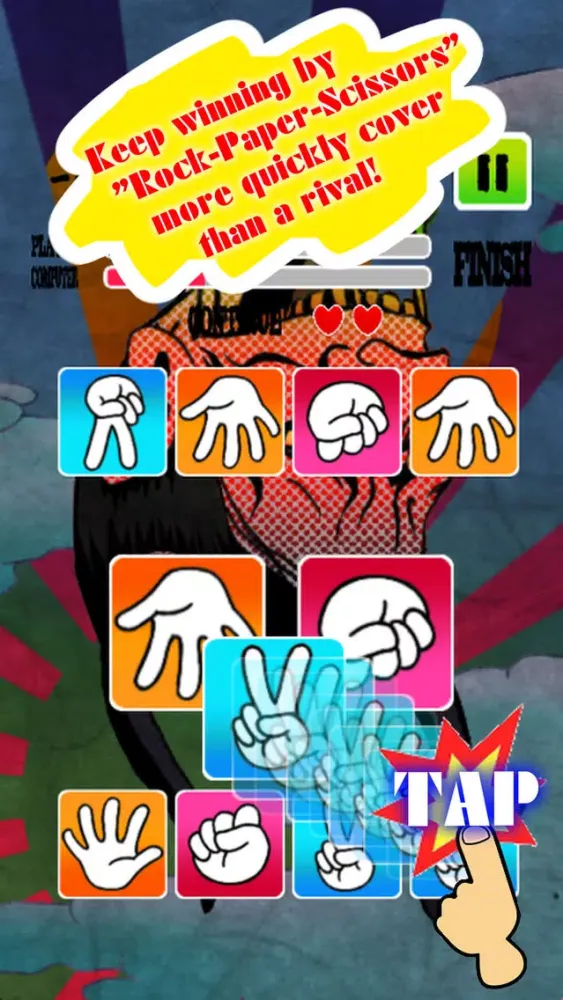 Ảnh chụp màn hình của Hyper "Rock-Stone-Scissors"