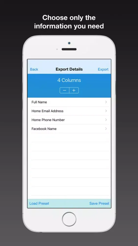 تصاویر Contacts to CSV - Export your Phone Contacts
