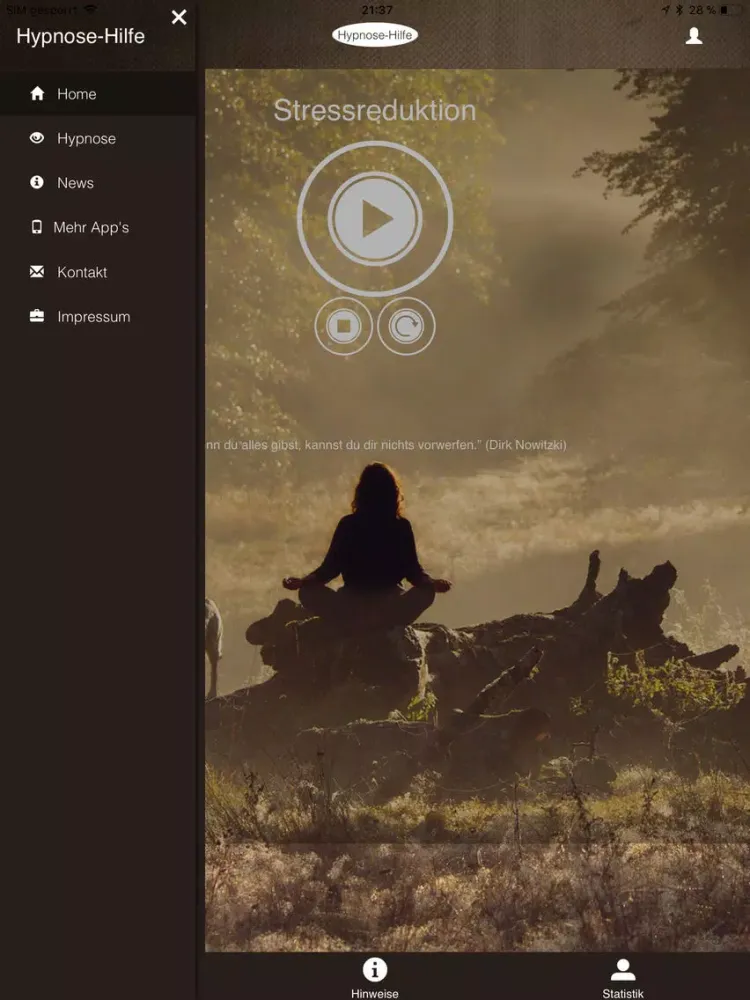 Capturas de pantalla de Hypnose Stressreduktion iPad 