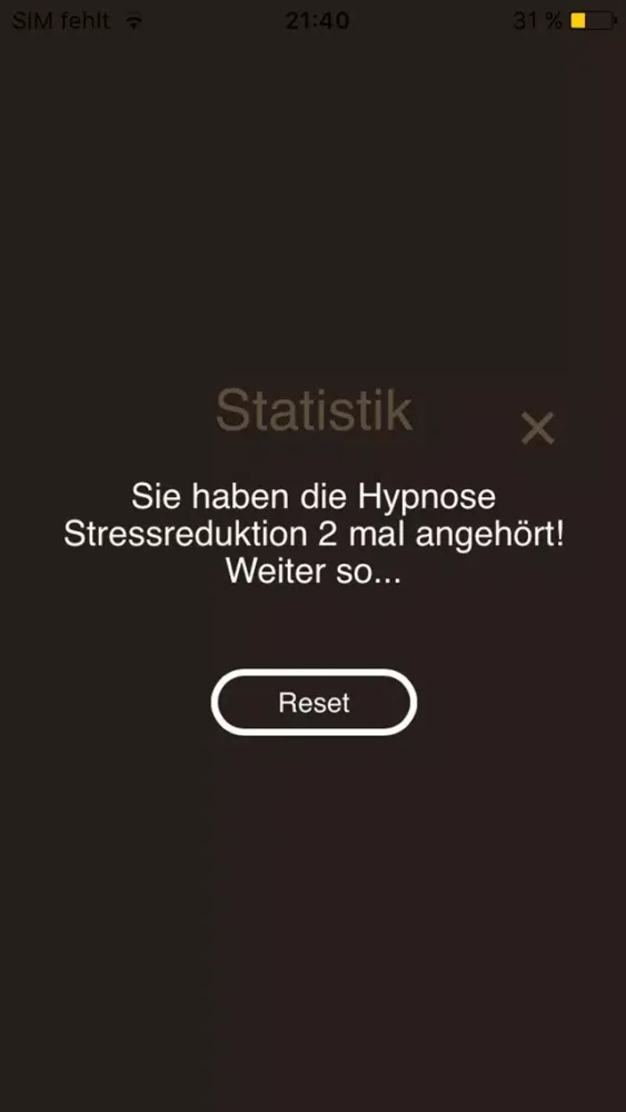Capturas de pantalla de Hypnose Stressreduktion