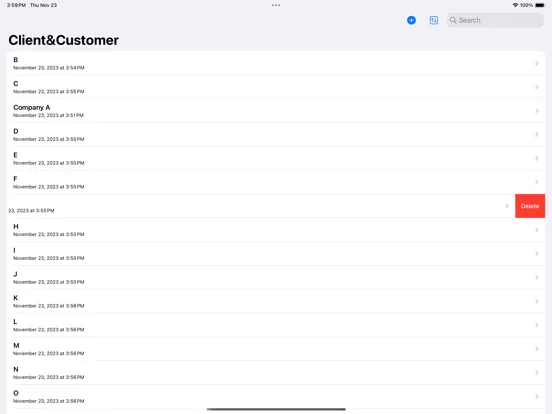 C&C list iPad  Ekran Görüntüleri