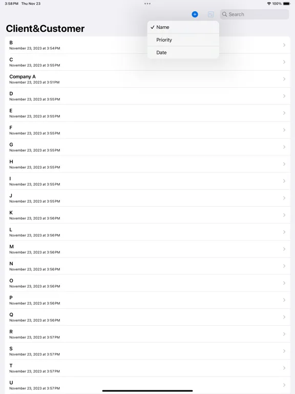 C&C list iPad  Ekran Görüntüleri