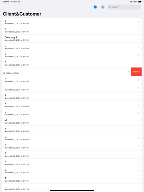 C&C list iPad  Ekran Görüntüleri