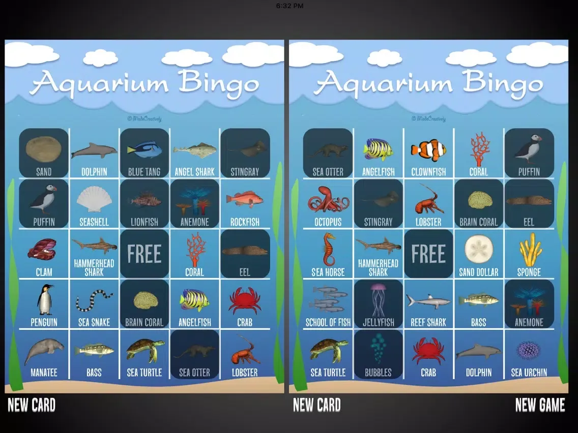 Activity Bingo Field Trip iPad  Screenshots