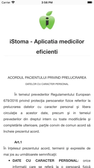 iStoma GDPR應用截圖