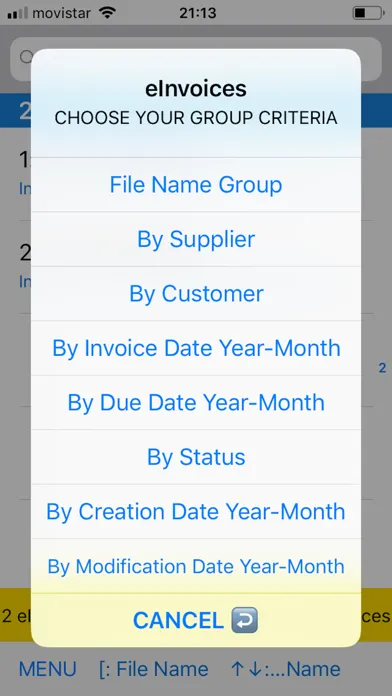 Electronic Invoice Crypto Screenshots