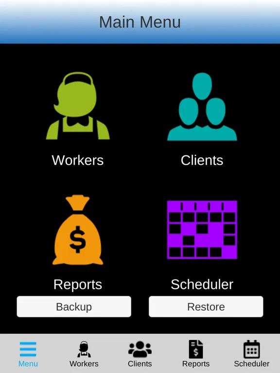 Cleaning Business Software Pro iPad 应用截图
