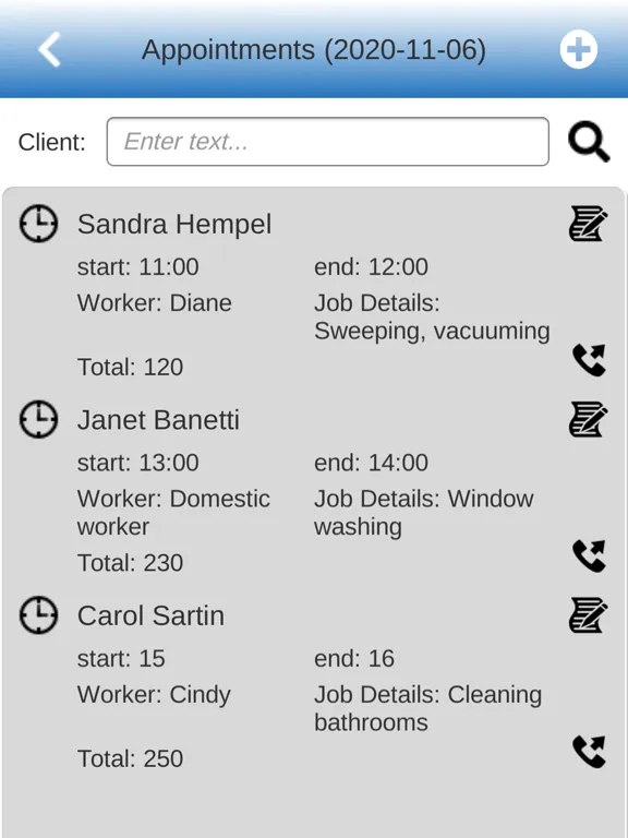 Cleaning Business Software Pro iPad 应用截图