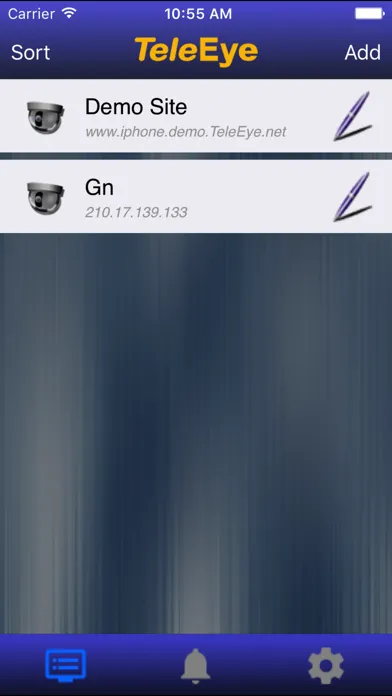 Ảnh chụp màn hình của TeleEye iView-HD Lite