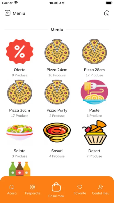ภาพหน้าจอของ Davidone Pizza