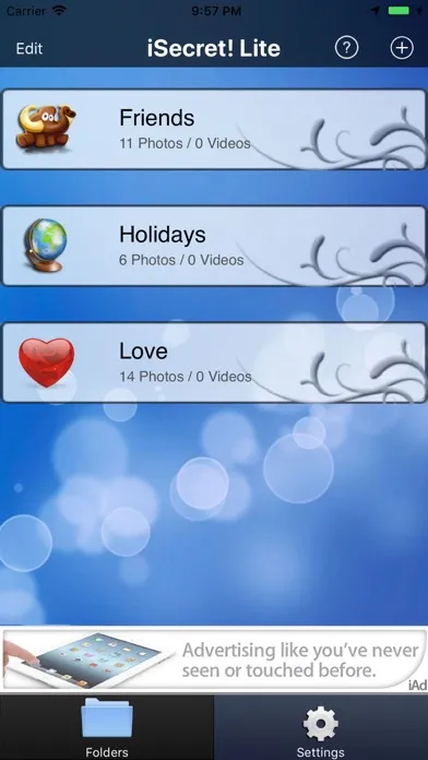 iSecret!Lite -Protected Photos Screenshots