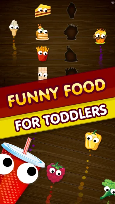 Captures d'écran de Kids Food Games: Toddlers, Boys Girls Puzzle Free